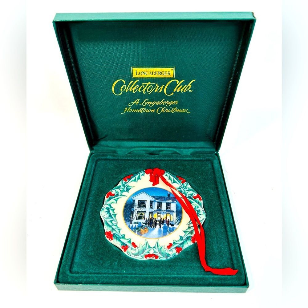 Longaberger Collector’s Club 1997 Christmas Ornament “Caroling in Dresden” IOB